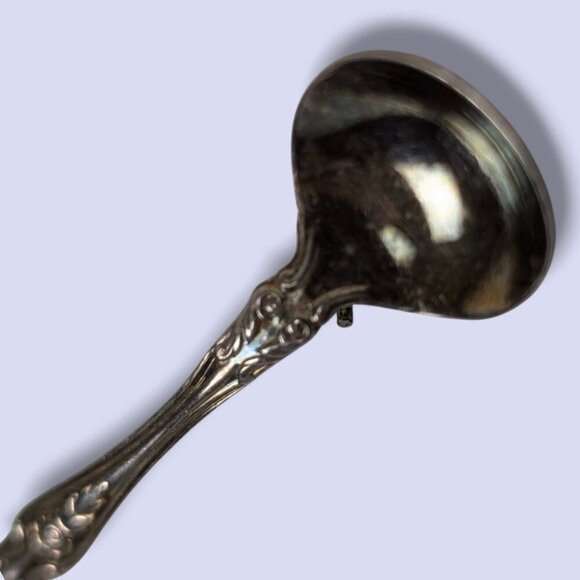 Vintage Humbria Sterling Spoon Brooch - Picture 2 of 7